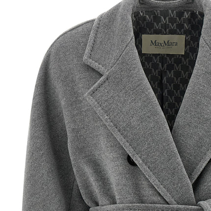Max Mara Gray Virgin Wool Coat