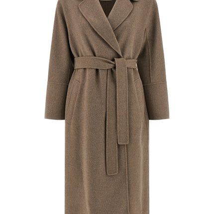 'S Max Mara Brown Virgin Wool Coat