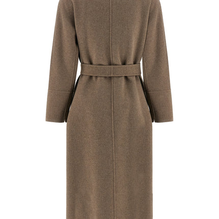 'S Max Mara Brown Virgin Wool Coat