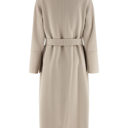 'S Max Mara Beige Virgin Wool Coat