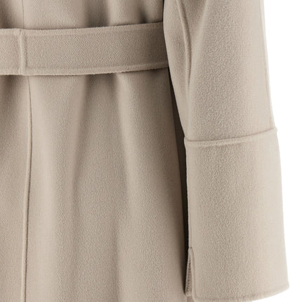 'S Max Mara Beige Virgin Wool Coat