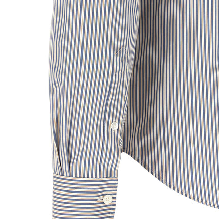 Fendi Blue Cotton Blouse