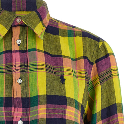 Polo Ralph Lauren Multicolor Linen Blouse