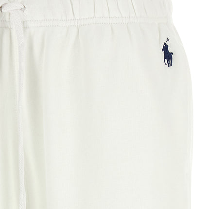 Polo Ralph Lauren White Cotton Joggers (Workout Pants)