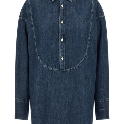 Polo Ralph Lauren Blue Cotton Blouse