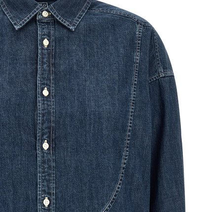 Polo Ralph Lauren Blue Cotton Blouse