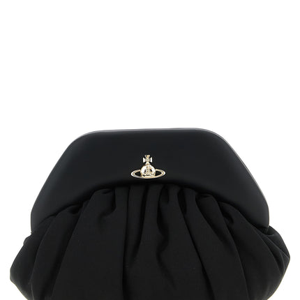 Vivienne Westwood Black Viscose Clutch Bag