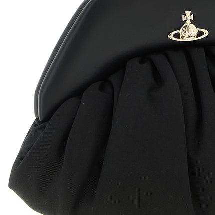 Vivienne Westwood Black Viscose Clutch Bag