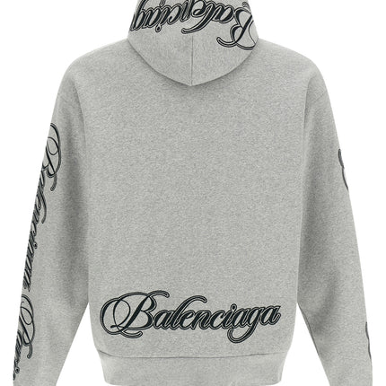Balenciaga Gray Cotton Sweatshirt