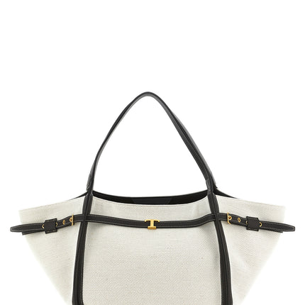 Tod's Multicolor Linen Tote Bag