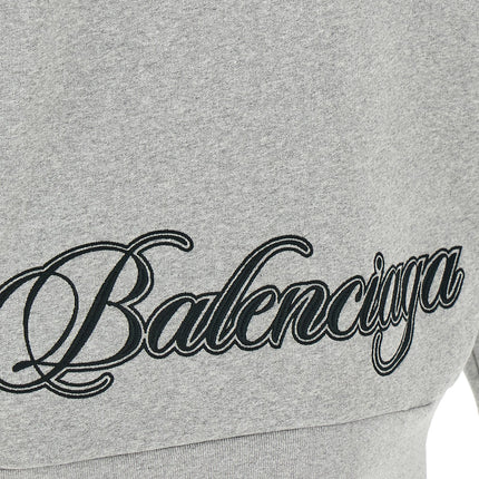Balenciaga Gray Cotton Sweatshirt
