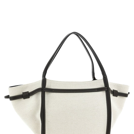 Tod's Multicolor Linen Tote Bag