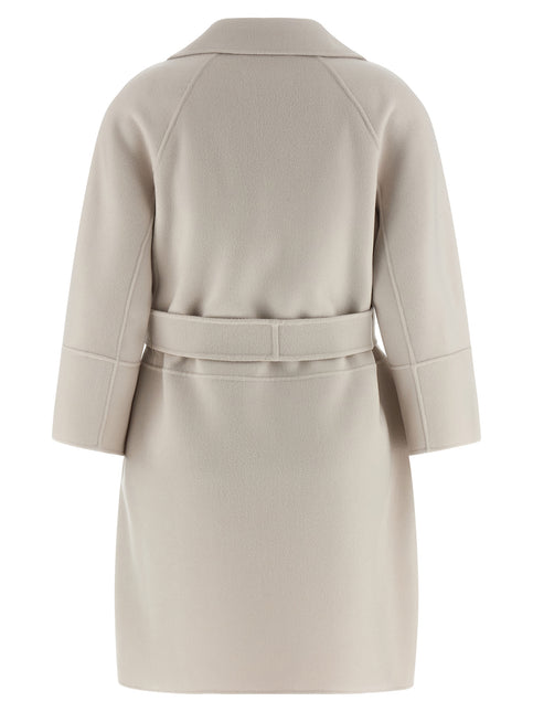 'S Max Mara Beige Virgin Wool Coat