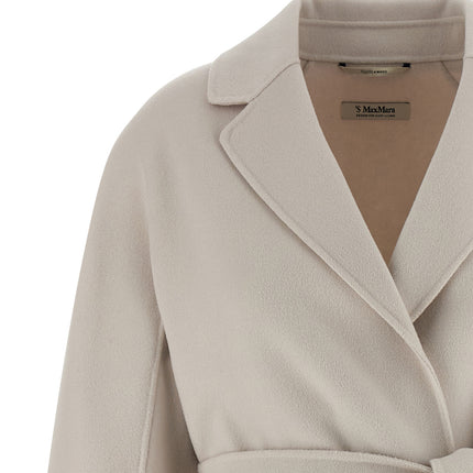 'S Max Mara Beige Virgin Wool Coat