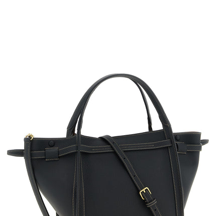 Tod's Black Calfskin Tote Bag