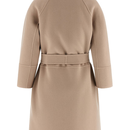'S Max Mara Beige Virgin Wool Coat
