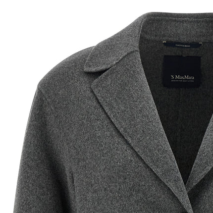'S Max Mara Gray Virgin Wool Blazer