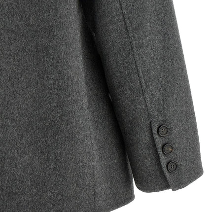 'S Max Mara Gray Virgin Wool Blazer