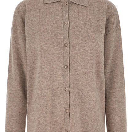 'S Max Mara Beige Wool Cardigan