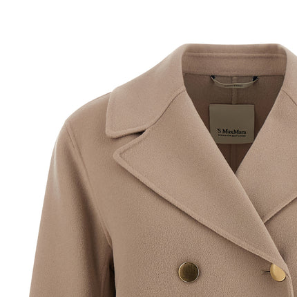 'S Max Mara Beige Virgin Wool Blazer