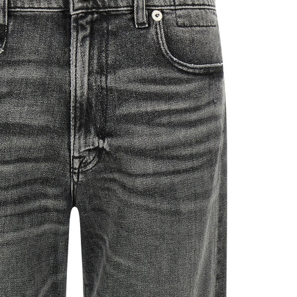 R13 Gray Cotton Boyfriend Jeans