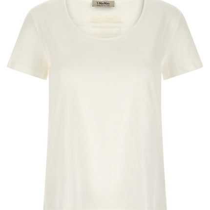 'S Max Mara White Cotton T-Shirt