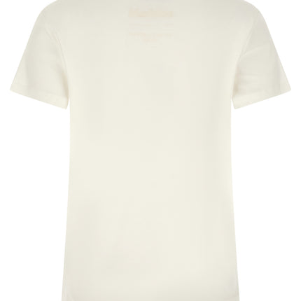 'S Max Mara White Cotton T-Shirt