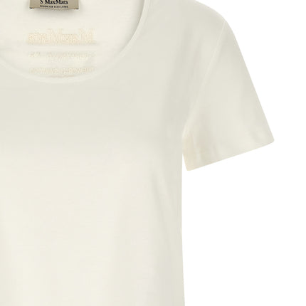 'S Max Mara White Cotton T-Shirt