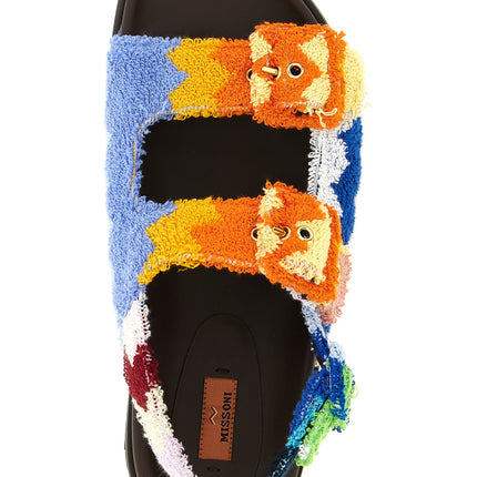 Missoni Multicolor Goatskin Flat Sandals