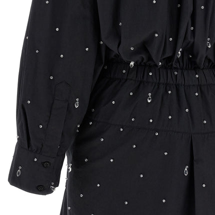 Giuseppe Di Morabito Black Cotton Short Dress