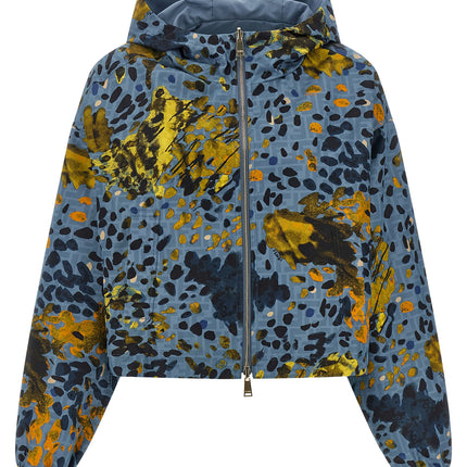 Fendi Blue Polyester Shell Jacket