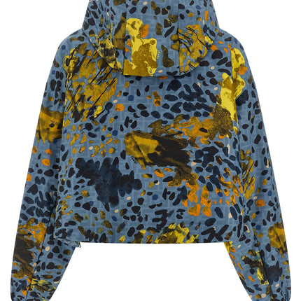 Fendi Blue Polyester Shell Jacket