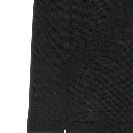 Lacoste Black Cotton Polo Shirt