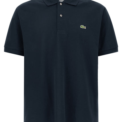 Lacoste Blue Cotton Polo Shirt