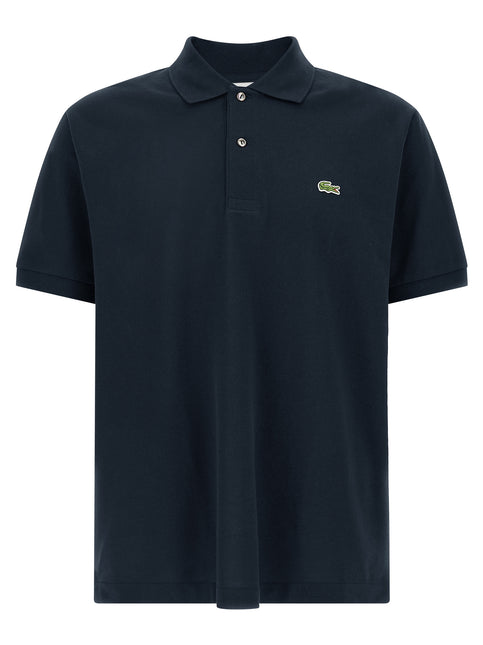Lacoste Blue Cotton Polo Shirt