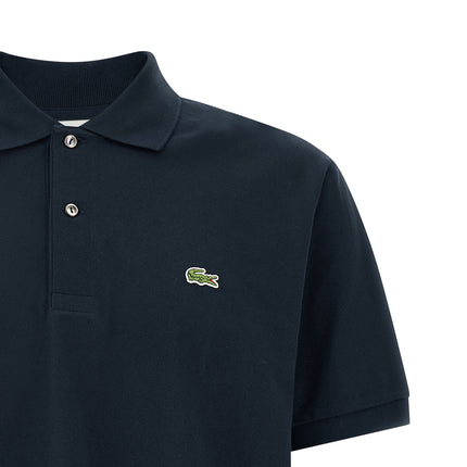 Lacoste Blue Cotton Polo Shirt