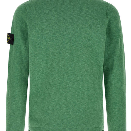 Stone Island Bicolor Cotton Cardigan