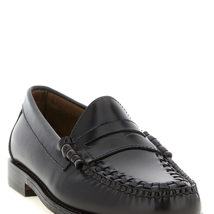 G.H. BASS Brown Cowhide Slip-On Loafers