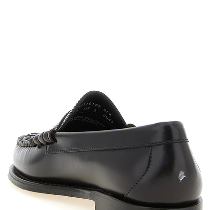 G.H. BASS Brown Cowhide Slip-On Loafers