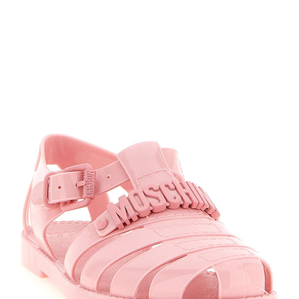 Moschino Multicolor Pvc Flat Sandals