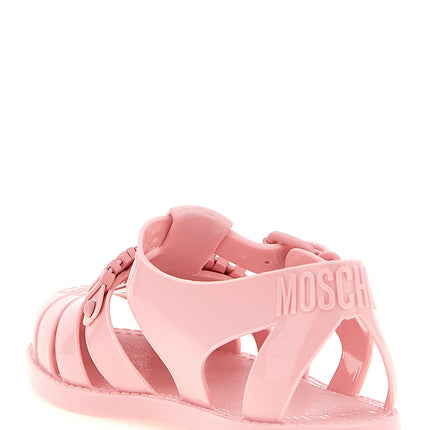 Moschino Multicolor Pvc Flat Sandals