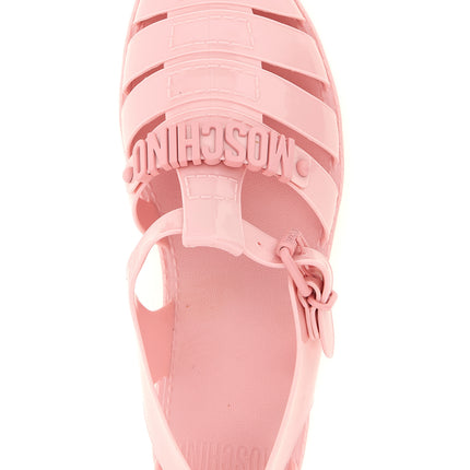 Moschino Multicolor Pvc Flat Sandals