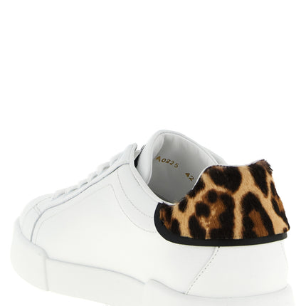 Dolce & Gabbana Brown Calfskin Low Top Sneakers