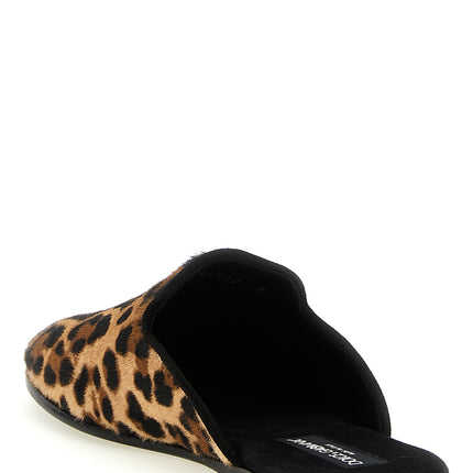 Dolce & Gabbana Brown Calfskin Flats