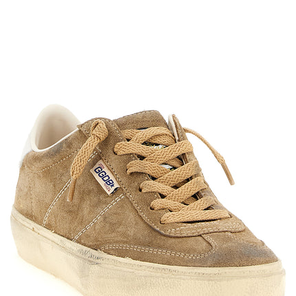 Golden Goose Brown Cowhide Low Top Sneakers