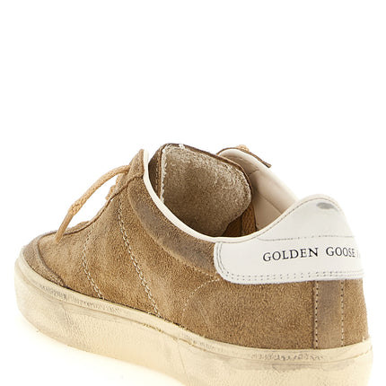 Golden Goose Brown Cowhide Low Top Sneakers