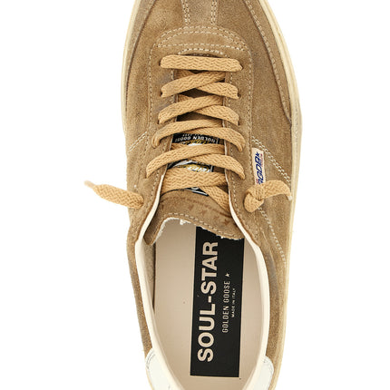 Golden Goose Brown Cowhide Low Top Sneakers