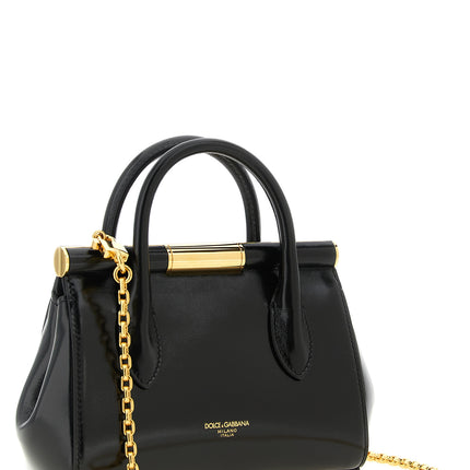 Dolce & Gabbana Black Calfskin Handbag