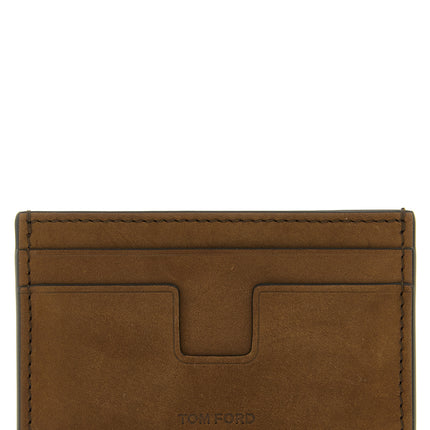 Tom Ford Brown Calfskin Cardholder