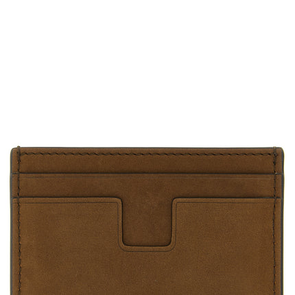 Tom Ford Brown Calfskin Cardholder